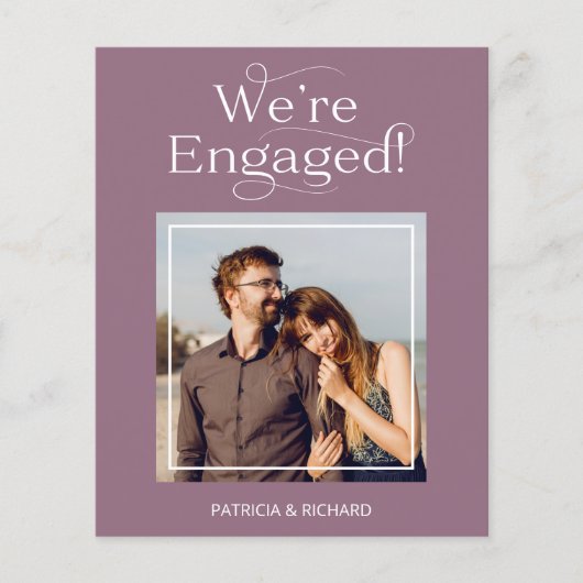 予算婚約発表写真を保存 (正面)