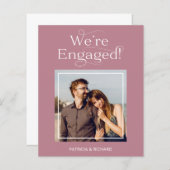 予算婚約発表写真カード (正面/裏面)