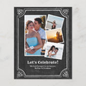 予算婚約4 Photo Crawfishパーティー招待状 (裏面)