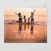 予算家族の写真の新しい住所のお知らせ (正面)