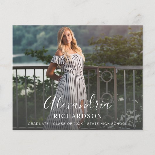 予算対応スクリプト変更可能名前フォト卒業証書 -LGR名 チラシ (正面)