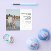 予算対応  フォト＆カリグラフィー3 モダン 縦 詳細 チラシ (シングル)