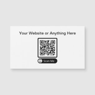 予算少額QRコード名刺マグネット