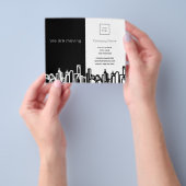 予算市のスカイライン事業の移転のお知らせ チラシ (手)