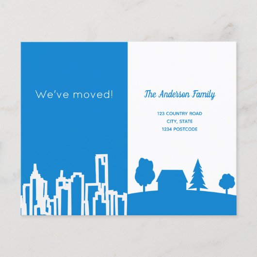 予算市の国の青い移動発表 (正面)