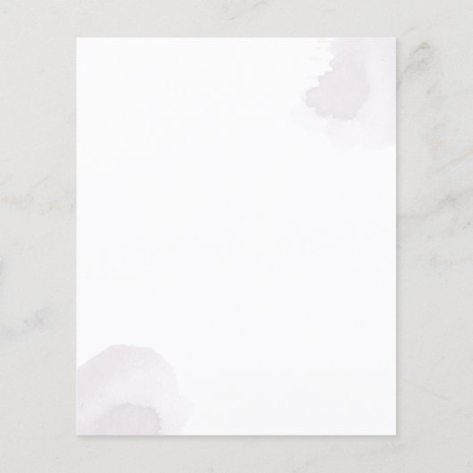 予算幾何公差記号パープルフローラ日付の保存 (裏面)