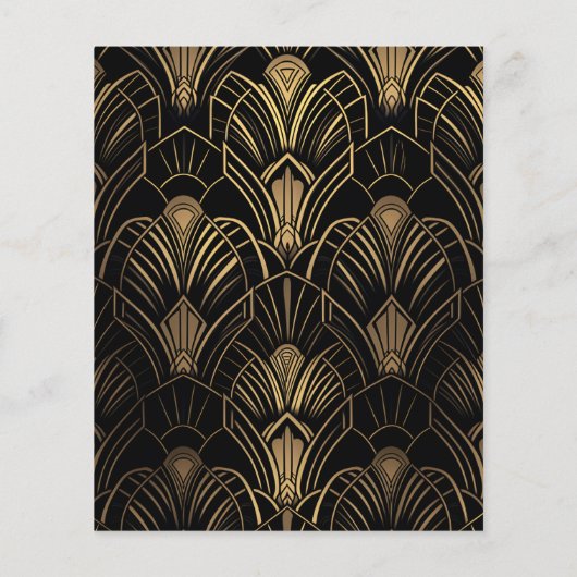 予算幾何学的アールデコ結婚ズ (裏面)