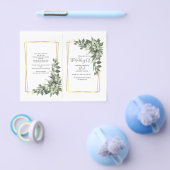 予算式典、披露宴、出欠、詳細 チラシ (シングル)