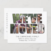 予算引っ越しましたと写真の移動告知 (正面/裏面)