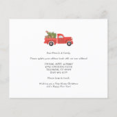 予算引っ越しましたのクリスマスムービングアナウンス (裏面)