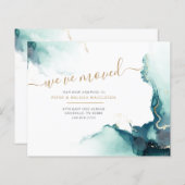 予算引っ越しましたの新しい住所のお知らせ (正面/裏面)