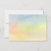 予算引っ越しましたひまわり移動発表 ノートカード (裏面)