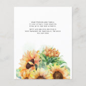 予算引っ越しましたウォーターコーラーヒマワリ移動 (裏面)