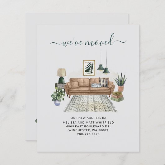 予算引っ越しましたシックな動きの発表 (正面/裏面)