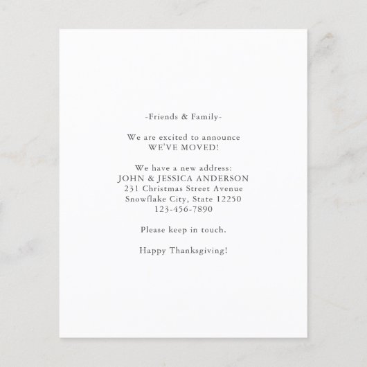 予算引っ越しましたドアクリスマスホリデームービング (裏面)