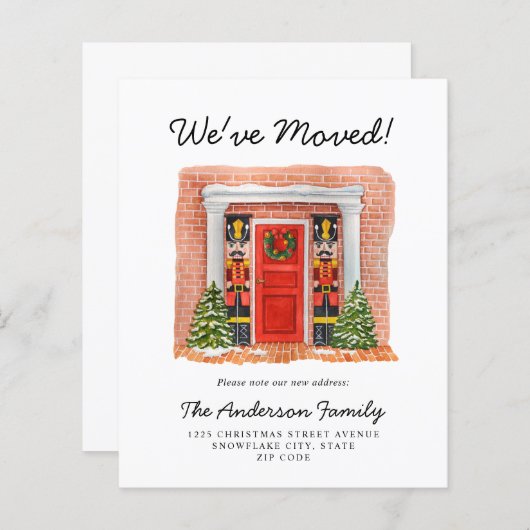 予算引っ越しましたドアナツクラッカーホリデームービング (正面/裏面)