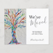 予算引っ越しましたファミリーツリー移動カード (正面)