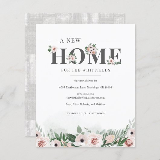 予算引っ越しましたフローラの移動発表 (正面/裏面)