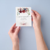 予算引っ越しましたフローラの移動発表 チラシ (手)