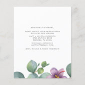 予算引っ越しましたユーカリプスグリーンリームービング (裏面)