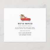 予算引っ越しましたレッドトラック新規所在地 (裏面)