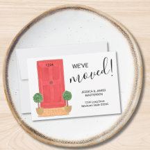 予算引っ越しましたレッドドアの発表カード