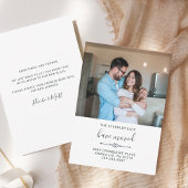 予算引っ越しました家族の写真モダン移動 ノートカード