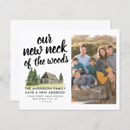 予算引っ越しました新しいネックウッズ写真の移動 (正面/裏面)