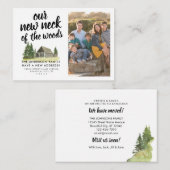 予算引っ越しました新しいネックウッズ写真の移動 ノートカード (正面/裏面)