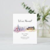 予算引っ越しました水の色の移動のお知らせ (スタンド正面)