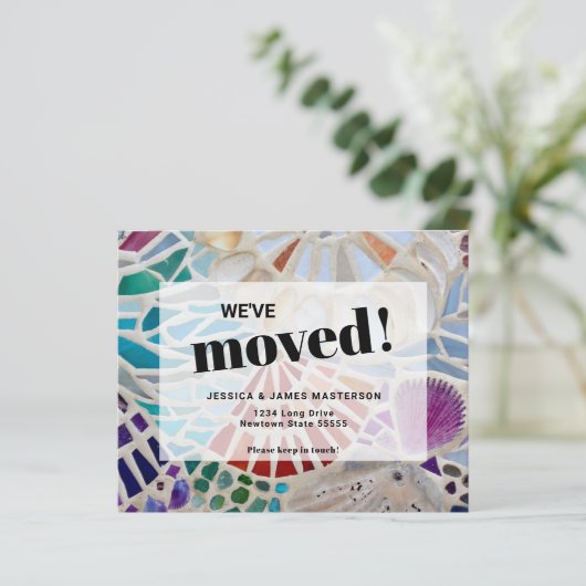 予算引っ越しました移動案内カード (スタンド正面)