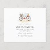 予算引っ越しました自転車の移動告知 (裏面)