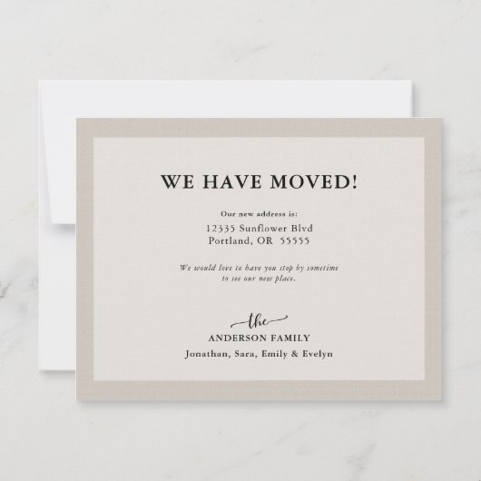 予算引越し発表書 (裏面)