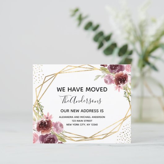 予算引越アナウンスメントフローラ幾何学的 (スタンド正面)