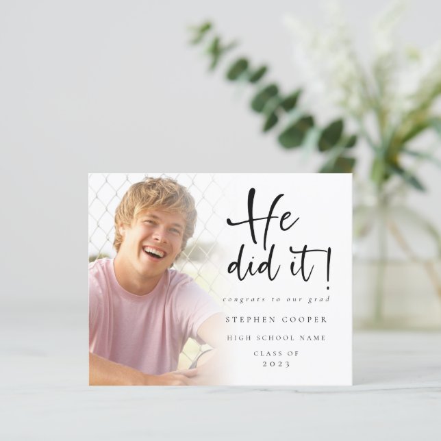 予算彼はそれを撮影した卒業発表 (スタンド正面)