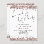 予算彼女が言ったYesバラ金ゴールドグリッター婚約 (正面/裏面)