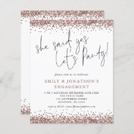 予算彼女が言ったYesバラ金ゴールドグリッター婚約