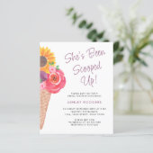 予算彼女はスクープされたブライダルシャワー招待状 (スタンド正面)
