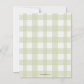 予算彼女は市場のブライダルシャワーから (裏面)