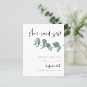 予算彼女はYes写真ユーカリ婚約 (スタンド正面)