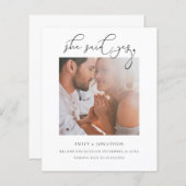 予算彼女はYes台本の写真婚約 (正面/裏面)