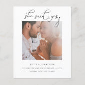 予算彼女はYes台本の写真婚約 (正面)