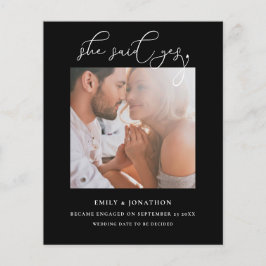 予算彼女はYes台本フォトブラック婚約