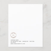 予算従業員クリスマスパーティーポインセチア招待状 (裏面)