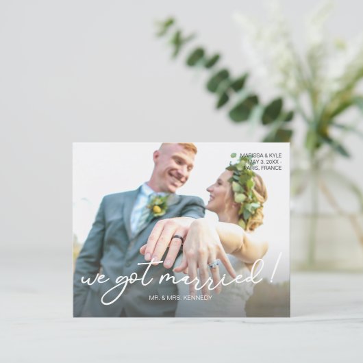 予算得We S結婚した写真結婚発表 (スタンド正面)