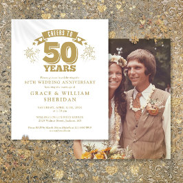 予算応援から50周年記念写真招待状