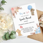 予算性別でパンパステディベアカップルを明らかにする