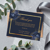 予算悔やみや弔慰の青いフローラ感謝してい金ゴールド