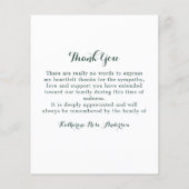 予算悔やみや弔慰ひまわり写真葬式 (裏面)