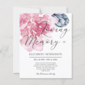 予算悔やみや弔慰サンキューカード。ペーパーシート (正面)